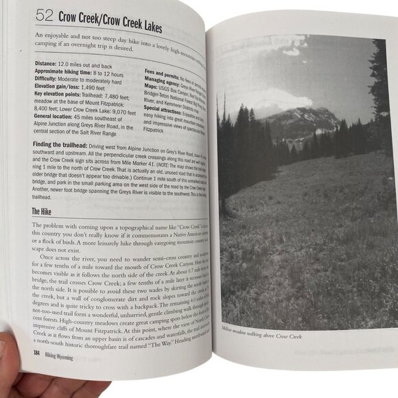 Hiking Wyoming: 110 Of The States Best Hiking Adventures By Bill Hunger SC - Picture 4 of 5
